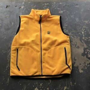 Helly Hansen Fleece Full Zip Pocket Vest in Yellow